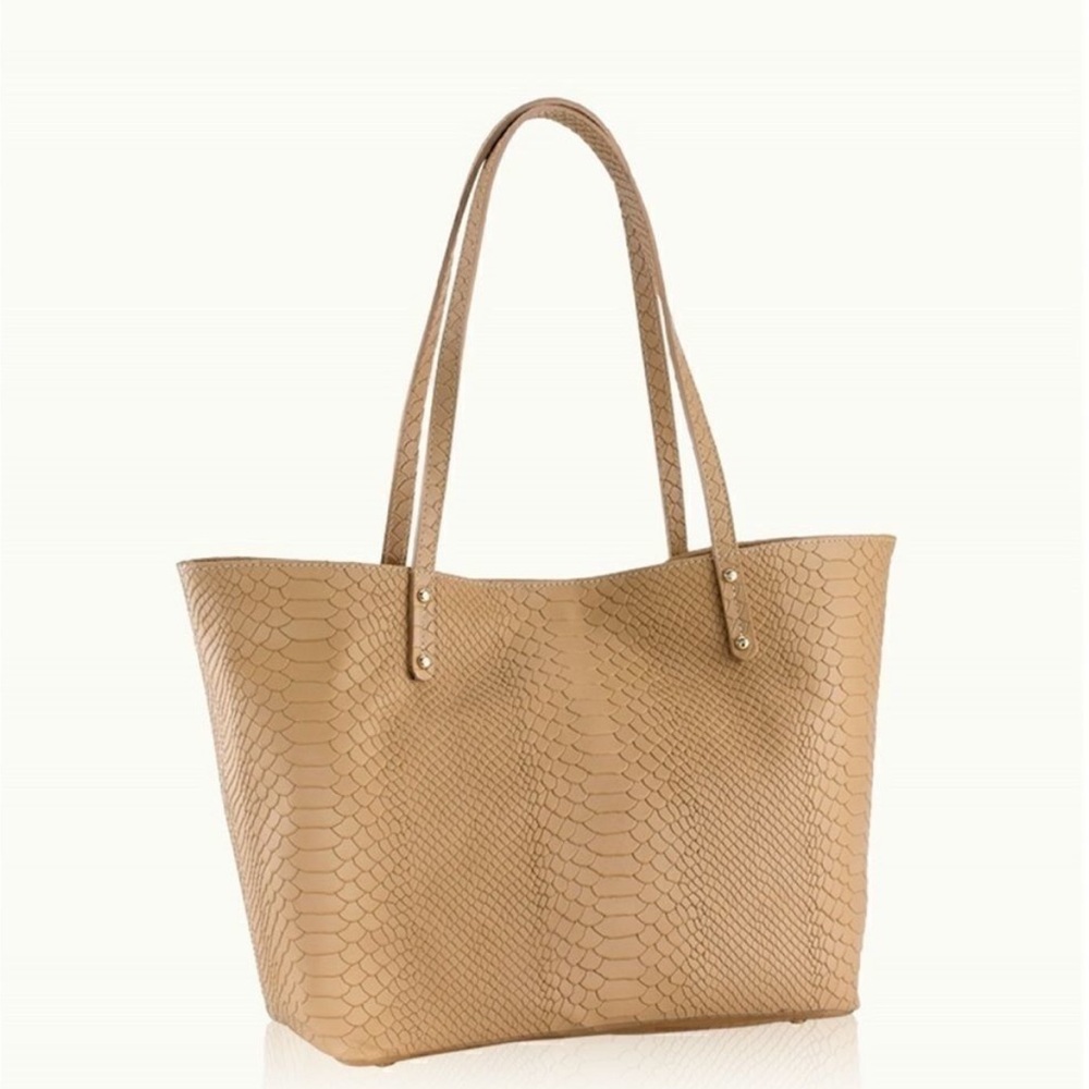 GiGi New York Python Pebbled Bag
